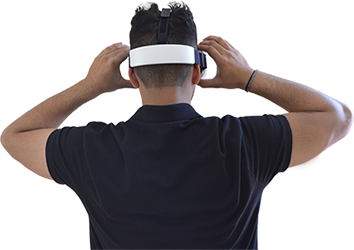 Person with VR Goggles